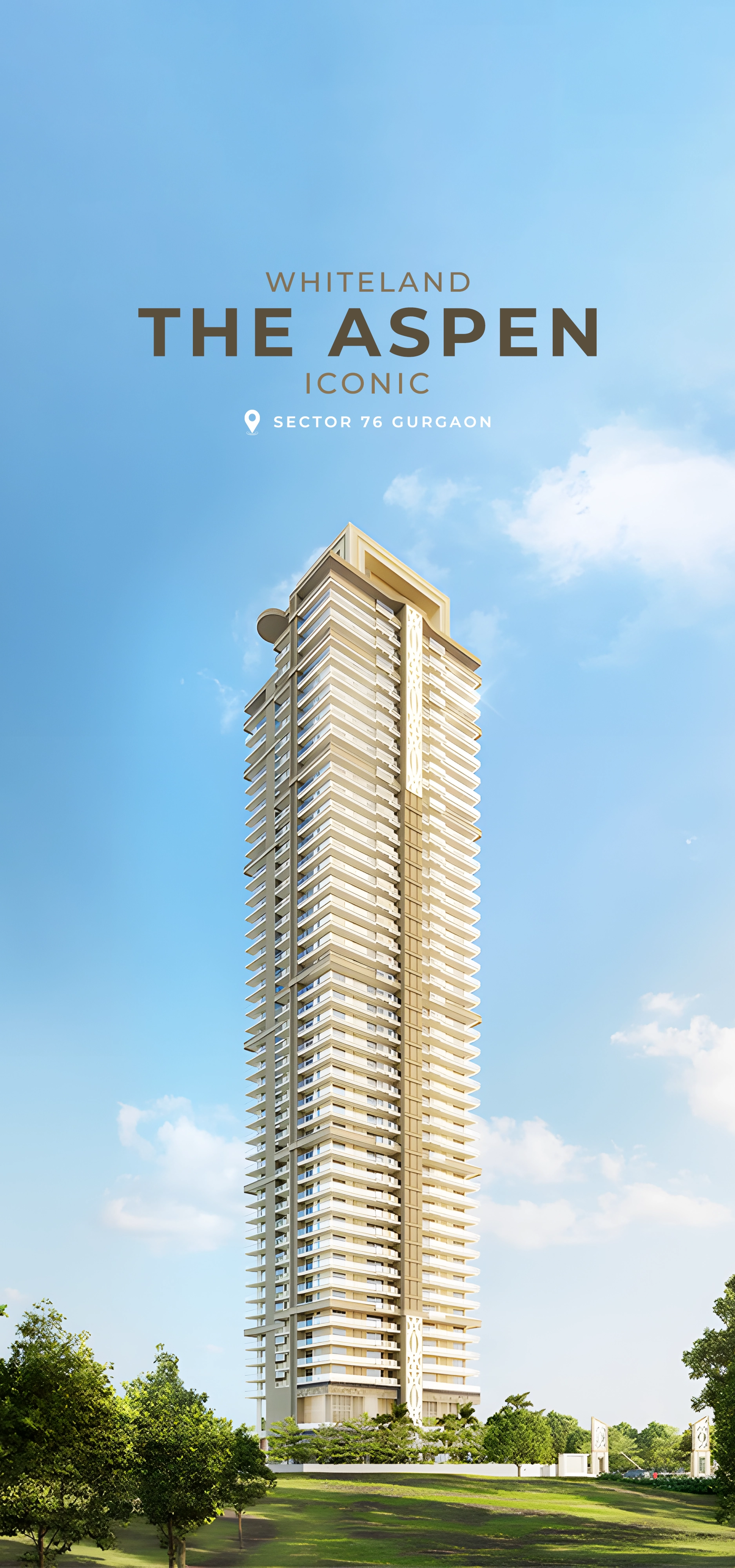 Whiteland The Aspen Iconic Banner Mobile